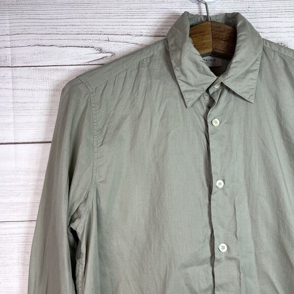 Lafaurie Button Down Shirt Mens Green Long Sleeve Preppy Size XS - Picture 3 of 9